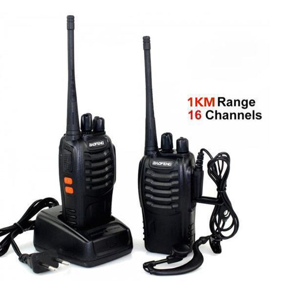 Walkie Talkie UHF Two-Way Radio(1 SET/ 2Pcs)