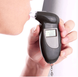 2018 Professional Alcohol Breath Tester Breathalyzer Analyzer Detector Test Keychain Breathalizer Breathalyser DeviceLCD Screen - CozyBuy