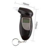 2018 Professional Alcohol Breath Tester Breathalyzer Analyzer Detector Test Keychain Breathalizer Breathalyser DeviceLCD Screen - CozyBuy