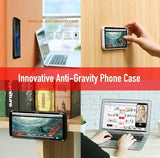 Anti Gravity Phone Bag Case For iPhone X 8 7 6S Plus Antigravity TPU Frame Magical Nano Suction Cover Adsorbed Car Case