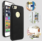 Anti Gravity Phone Bag Case For iPhone X 8 7 6S Plus Antigravity TPU Frame Magical Nano Suction Cover Adsorbed Car Case