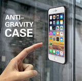 Anti Gravity Phone Bag Case For iPhone X 8 7 6S Plus Antigravity TPU Frame Magical Nano Suction Cover Adsorbed Car Case