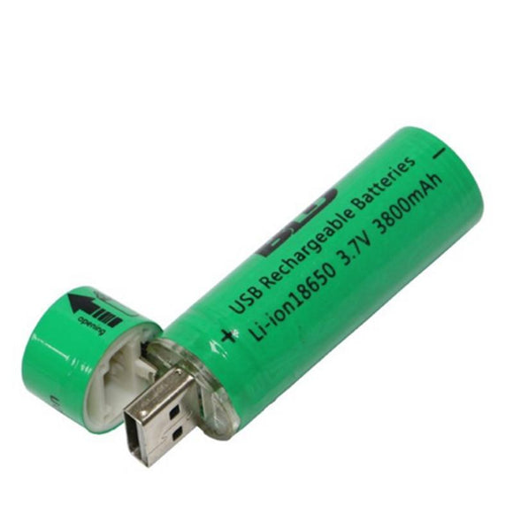 USB 18650 Rechargeable Battery