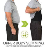 Men's Seamless Body Shaper Compression Elastic Shapewear Slimming Shirt