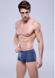 Men's Ice Silk Mesh Boxer Shorts For Summer
