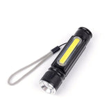 Magnetic LED Tactical Flashlight - Powerful, Multifunctional & USB Chargeable