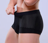 Men's Ice Silk Mesh Boxer Shorts For Summer