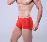 Men's Ice Silk Mesh Boxer Shorts For Summer