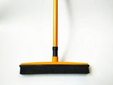 Broom with Squeegee made from Natural Rubber, Multi-Surface and Pet Hair Removal
