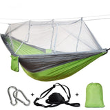 Ultralight Travel Hammock with Mosquito Net Integrated