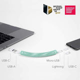 All-In-One Spring Charging Cable